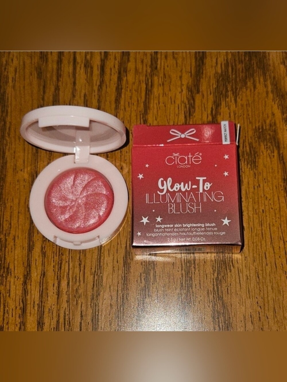Ciate Glow-To Illuminating Blush 0.08oz Perfect Match BNIB